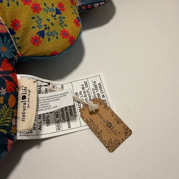 NWT Natural Life Butterfly Decorative Pillow - Picture 4 of 4